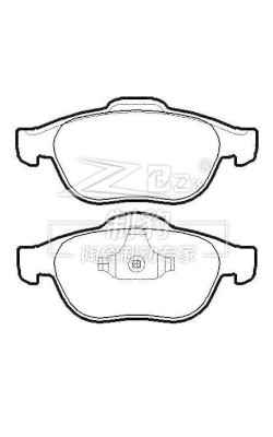 Renault MEGANE, pastilha de travão de cerâmica, D1501, 7702207615, F
