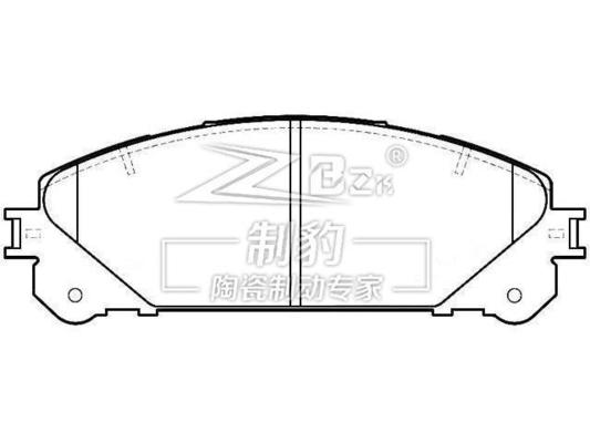 04465-35290 Toyota Brake Pad Ceramic Set para posições dianteiras e traseiras