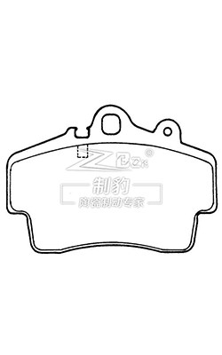 Porsche BOXSTER Ceramic Brake Pad D737 , 98635193915 front ceramic pads