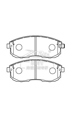 Nissan Teana D815 Pads cerâmicos frontais 41060-5Y790 placa de freio de carro