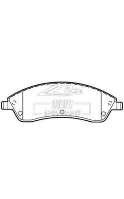 Cadillac SRX Pedaços Frontais Cerâmicos D1019, 18047994 Substituição de Pedaços Frontais