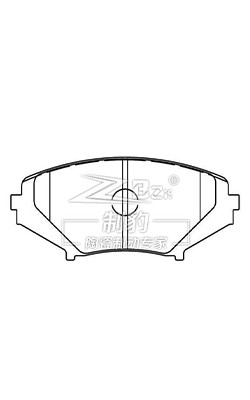 Mazda RX-8, Pad de travão cerâmico,D1009,F1Y1-33-23ZB,F