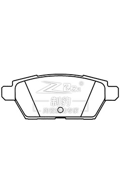 Mazda Ruiyi, placa de freio cerâmica, D1161, 6E5Z-2200-B,F