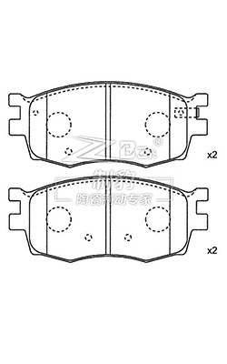 Hyundai Accent, Ceramic Brake Pad, D1156, 58101-1GA00,F