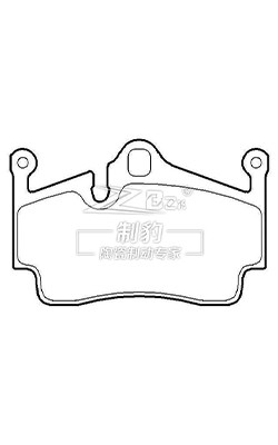 98735293901 Substituição de placa de travão traseira Porsche (987) placa de travão cerâmica D1134