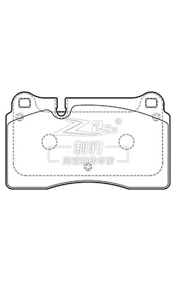 Porsche Cayenne SUV (955) Brembo Pad de travão cerâmico D1129 7L6698151E