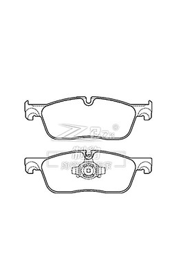 2015 Land Rover Discovery Brake Pads Sport Cerâmica D1838, LR072681