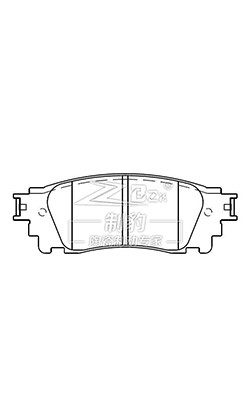 Rear Lexus 2015 NX200T Cerâmica Lexus Oem Brake Pads 04466-78010