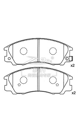 Hyundai Terracan, placa de travão cerâmica, D1713, 58101-H1A00,F