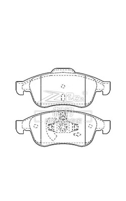 Renault Fluence Ceramic Disc Brake Pad Set 440603905R Frente