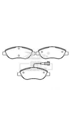 Fiat Stilo Pads 77362093 Substituição de pads de travão dianteiros