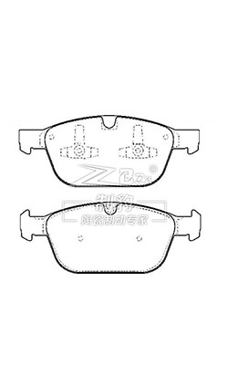 30793943 Volvo Xc60 Pad de travagem dianteira Teves Sistema de travagem