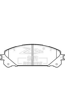 Highlander Toyota Padd Set D1324 OEM 04465-0E010 F