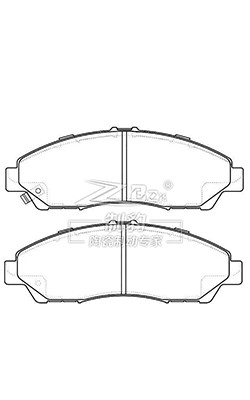 Honda Acura MDX Pad de freio dianteiro cerâmico substituto D1280 45022-STX-A00
