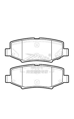 D1274 68003776AA Conjunto de pastilhas de travão traseiro para Chrysler Jeep Wrangler