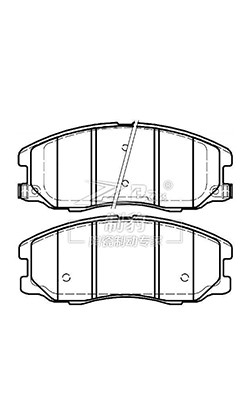 96626070 Chevrolet Captiva Pedaços de freio cerâmicos dianteiros conjuntos D1264