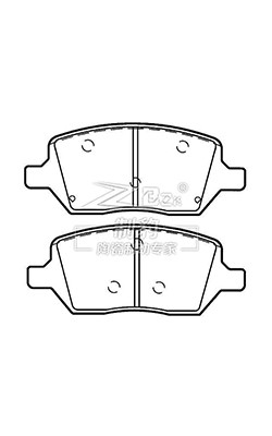 D1093 88964099 Chapas de travão traseiras de cerâmica Buick Firstland para veículo