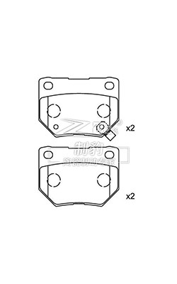 Ford Carbon Ceramic Brake Pads 06835598, OE Qualidade F série F10443