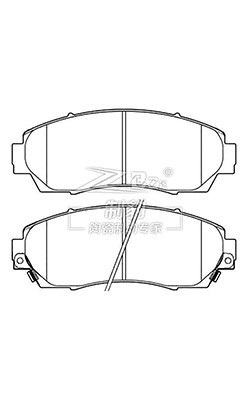 Mercedes Benz pastilhas de freio dianteira e traseira 4PCS