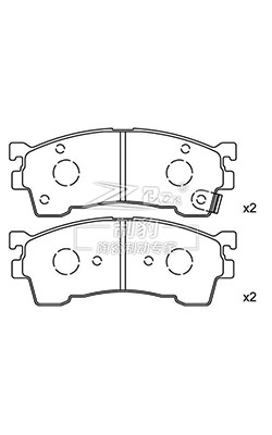 Sensor de desgaste SFP000927 Pads de travão de cerâmica dianteira Land Rover substituição