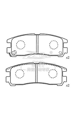 SFP000929 pads de travagem do land rover Lucas Girling Sistema de travagem