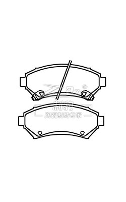Cadillac Silent Brake Pad Set com resistência ao calor / desgaste, F1703 22851703