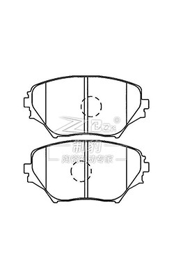Cadillac Ceramic Brake Pad Set com sensor de redução de ruído e desgaste 22851703