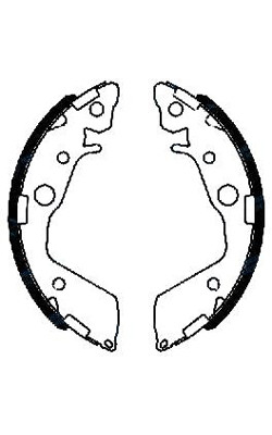 Sapatos de travagem traseiros Honda GS7848 43022-TBA-A02