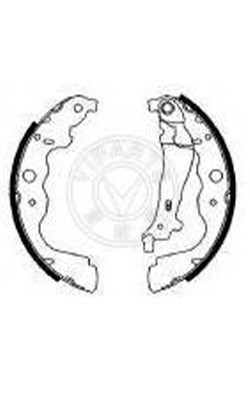 Renault Smooth Efficient Black Drum Brake Pads Replacement With Friction Coefficient 6001549703