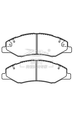Toyota Brake Pads com sensor de desgaste para posição frontal