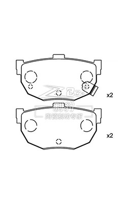 Conjunto de pastilhas de travão Toyota cerâmicas OE 04465-35290 Leve 2,5 libras para sistema de travagem dianteiro / traseiro