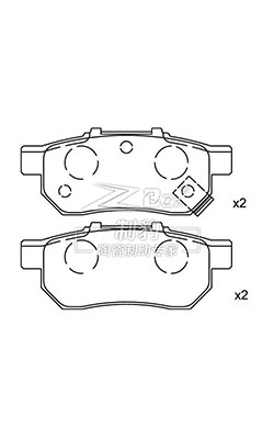 10mm Cerâmica BMW Brake Pad Set com Sensor de desgaste incluído 2,5 libras de peso e hardware incluído