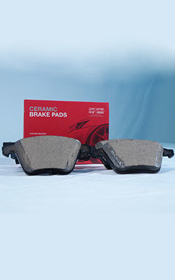 Black Ceramic Brake Pads Chamfered Yes Suitable for in Heavy Duty Braking Systems Providing Performance and Durability