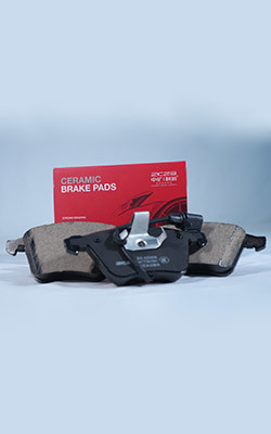 Lucas 3C0698451F Pedaços traseiros de freio de cerâmica Volkswagen Tiguan