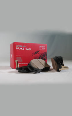 Thickness 0.5 Inches Disc Brake Pad Set Featuring Friction Coefficient 0.35 to 0.45 and Hardware Included for Brake System Operation