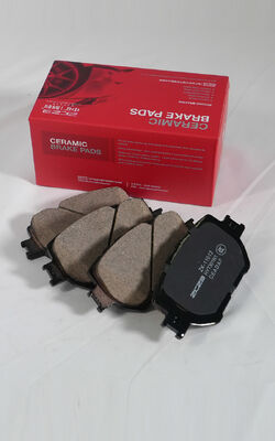 Semi-metallic best ceramic brake pads 120mm X 60mm X 20mm suitable for various automotive and industrial braking systems